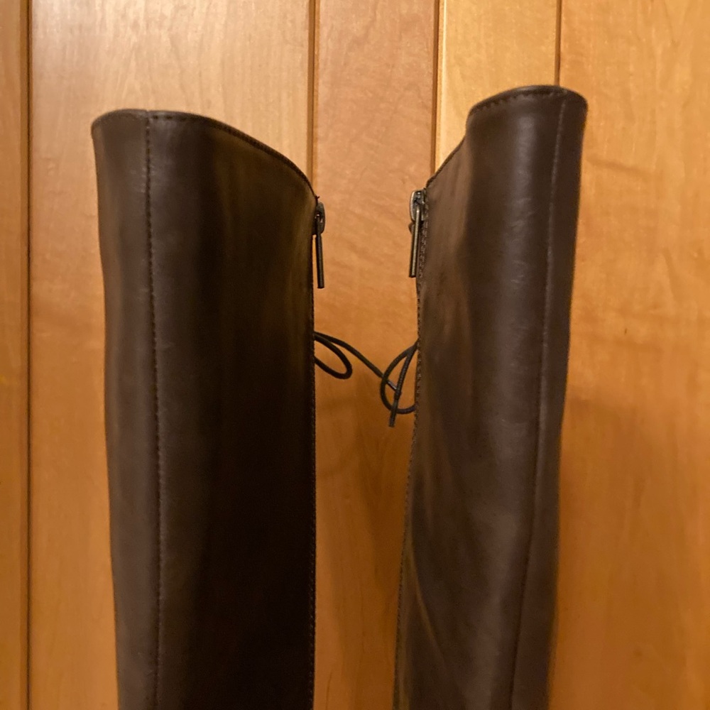 The Charleston by Comfortview Tall Lace-Up Wide Calf Boots Western Streetwear - Picture 10 of 14
